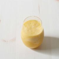 Mango Madness Smoothie · Mango, banana, orange juice and crushed ice