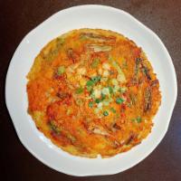 Kimchi Scallion Pancake · 