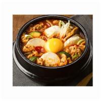 Soft Tofu Soup · Served with your choice of topping.