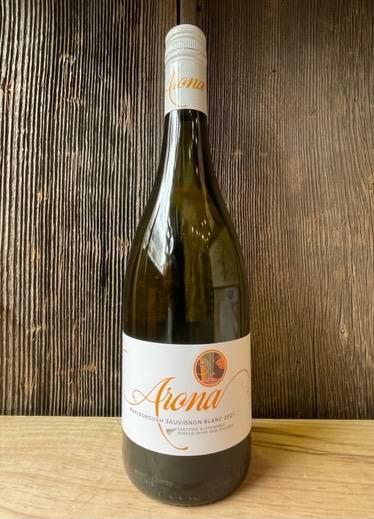Arona Sauvignon Blanc · New Zealand, 750ml, Sustainably farmed, vegan, white wine, (12.5% ABV). The riper, more tropical and exotic side of Barker’s Marque, features a wide spectrum of flavours. Ripe stone-fruit and pineapple with lifted floral notes filling out the edges. 