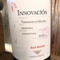 Innovacion Blend · Must be 21 to purchase. Argentina. 1 liter, red organic, 13% ABV. This blend exudes aromas o...