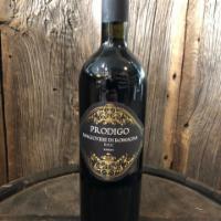 Prodigo Sangiovese · Must be 21 to purchase. Italy. 750 ml. red wine, 13% ABV. Bright, intense, ruby-red color wi...