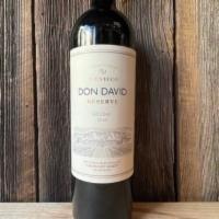 Don David Malbec Reserva · Must be 21 to purchase. Argentina, 750 ml, red wine, (13.9% ABV). Beefy, leathery aromas, wi...
