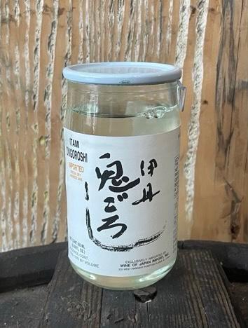 Itami Onigoroshi Junmai Cup · Must be 21 to purchase. Sake, English: Demon Slayer, Japan, 180ml, (15% ABV) Mellow, citrus overtones, exceedingly dry finish