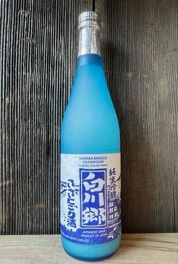 Shirakawago Junmai Ginjyo Sake · 720ml Sake, Chubu Region / Japan (15-16% ABV)
Dry and complex. Shirakawago is superb unfiltered sake made from Hidahomare rice. Blended with Moromi (sake-mash), its mellow flavor and wealthy aroma is best enjoyed chilled or on the rocks