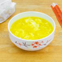 16. Egg Drop Soup · Soup with beaten eggs.
