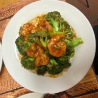 95. Shrimp with Broccoli · 