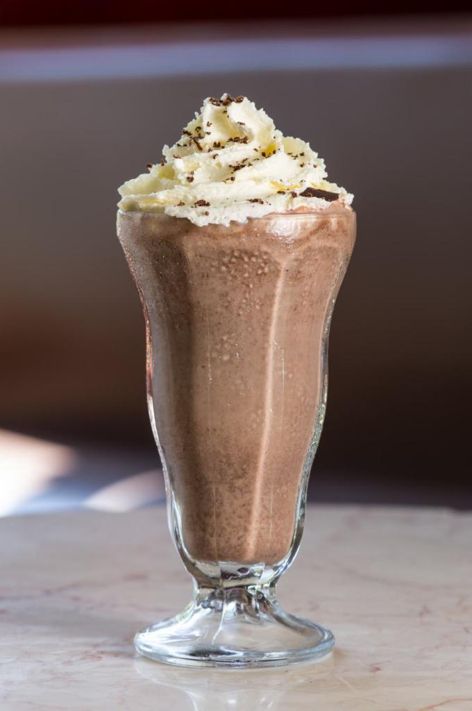 Not Hot Chocolate · A frozen version of classic or dark hot chocolates blended with ice and topped with fresh whipped cream.
