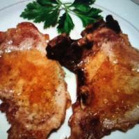 Chuletas Fritas / Fried pork chops. · Fried pork chops. cuted and seasoned for few hours into delicious condiment to get the perfe...