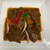 Res Guisada Lunch · Beef stew.