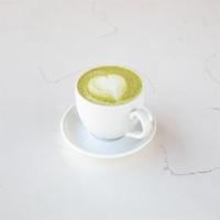 Matcha Latte · Premium grade matcha, honey, whole milk
