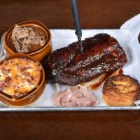 Spare Rib Platter · Includes cornbread and served with your choice of 2 regular sides.
