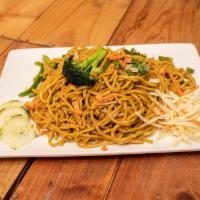 Vegetable Chow Mein · Fine noodles, stir fried with fresh mixed vegetables.