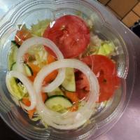 207. Fresh Garden Salad · Lettuce, tomato, cucumber, carrot and green pepper. 