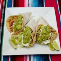 Bistec Tacos · cilantro, cebolla