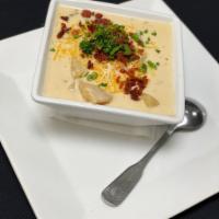 Baked Potato Soup · Yukon gold potatoes, heavy cream, bacon, and Irish cheddar.
PLEASE NOTE:  SPECIAL INSTRUCTIO...