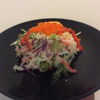 Kani Salad · Salad made from crab or imitation crab.