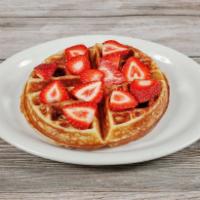 Belgian Waffle · A light, golden brown waffle made to order.