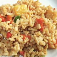 F7. Pineapple Fried Rice · Spicy.