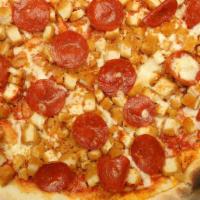 Chicken Pepperoni Pizza · 