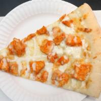 Buffalo Chicken Pizza · Grilled Buffalo chicken with ranch dressing.