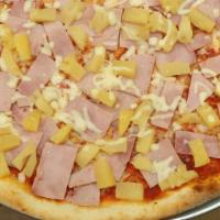 Hawaiian Pizza · Ham and pineapple.