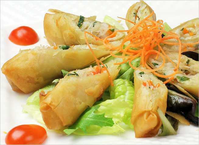 2 Pieces Vegetable Spring Roll · Spicy.