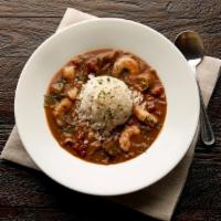 Spicy Seafood Gumbo Soup · Savory soup with mixed seafood. 