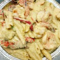 House Special Pasta · Chicken, shrimp, and fish (salmon).