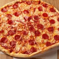 Pepperoni Pizza · Classic cheese and pepperoni.