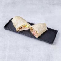 Grilled Chicken Wrap · Chicken, lettuce, tomato and mayo.