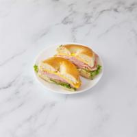 Ham Sandwich · Served with your choice of cheese, lettuce, tomato, mayonnaise and mustard. Choice of on a r...