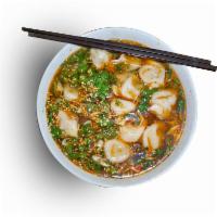 Dumpling Soup · Serve with hot soup.