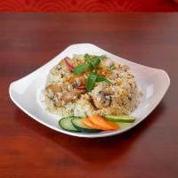 Chicken Biryani · Seasoned mixed rice.