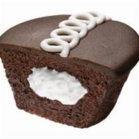 Hostess Chocolate Cupcakes · Chocolate cake, chocolate icing, a creamy center, The Original Squiggle, and sealed for fres...