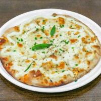 4 Cheese Pizza · Feta, ricotta, mozzarella, cheddar cheese, marinara sauce.