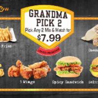 Grandma Pick 2 Special · If you would like more than 1 of any kind, please specify how much of each type in the Speci...