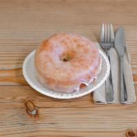 Plain Glazed Doughnut · Classic glaze flavored with pure vanilla extract and a touch of salt

