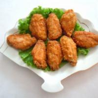 S10 炸鸡翅/ Fried Chicken Wings (6pcs) · 6 pieces.