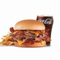 Big Roast Beef Combo · Sliced roast beef dipped in au jus, served on a premium bun, with your choice of horseradish...
