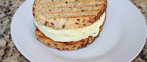 Egg White Weight Watcher Sandwich  · 4 egg white, alpine swiss cheese and ham
