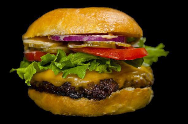 Classic Cheeseburger  · Signature beef patty with American cheese, lettuce and onion.