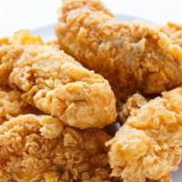  Chicken Tenders 6 pcs · 6 pieces. Breaded or battered crispy chicken.