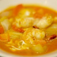 Yellow Curry · Mild yellow curry simmered with your choice of meat, Thai coconut milk, onions, potatoes and...