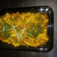Paneer Bhurji · Homemade cottage cheese minced and sauteed with onion, green chilis, garlic, peppers, tomato...