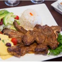 Churrasco · A must-try steak charbroiled to perfection on the grill, served with white rice, fries and o...
