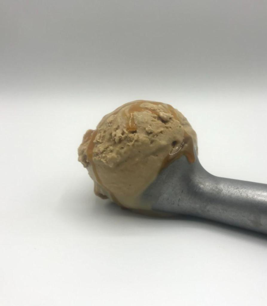 Don't Worry Be Frappe · Bold vanilla espresso ice cream + homemade caramel drizzle