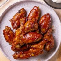 BBQ Chicken Wings  · 8 Pieces. Roasted.