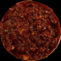 Theary's MaTaess Cha Tangy Chili Oil Paste · The house-made chili oil paste is layers of flavors and textures. Great for multi-uses on re...
