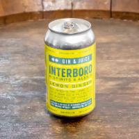 Interboro Gin and Juice · Must be 21 to purchase. 355 ml.